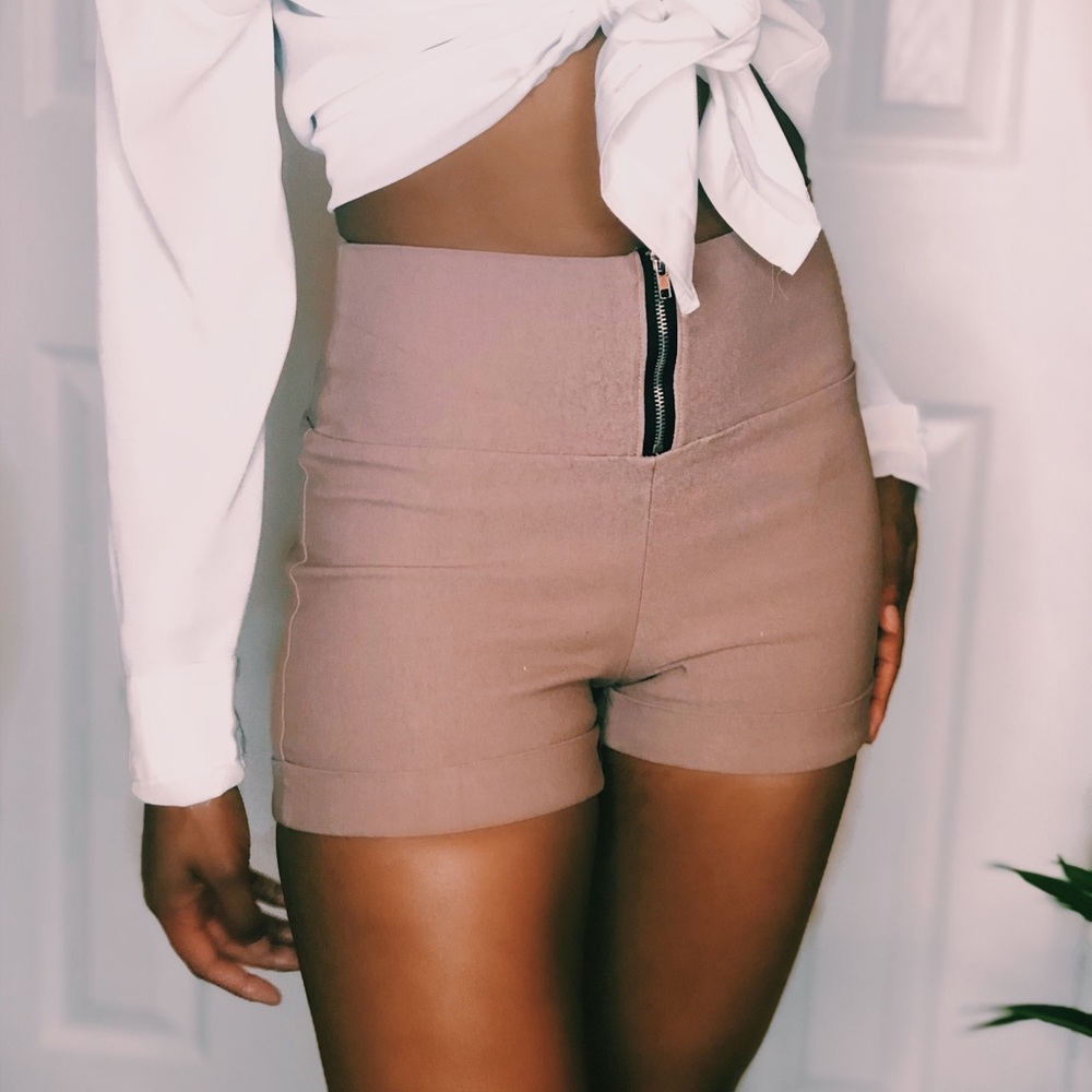 Mauve Formal Shorts